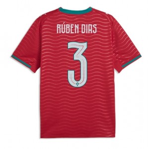 Portugali Ruben Dias #3 Jalkapallovaatteet Kotipaita MM-kisat 2026 Lyhythihainen